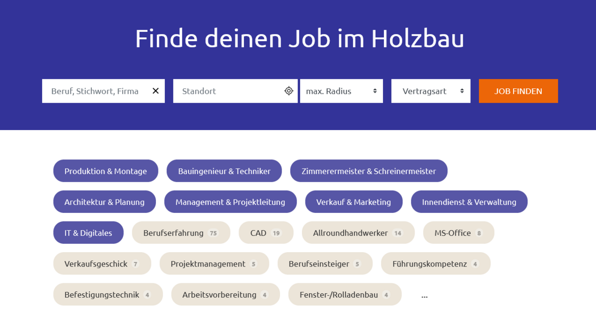 Konzeption, Pflege, Betreuung, SEO, Entwicklung der Website HOLZBAUWELT Konzeption, Pflege, Betreuung, SEO, Entwicklung der Website HOLZBAUWELT